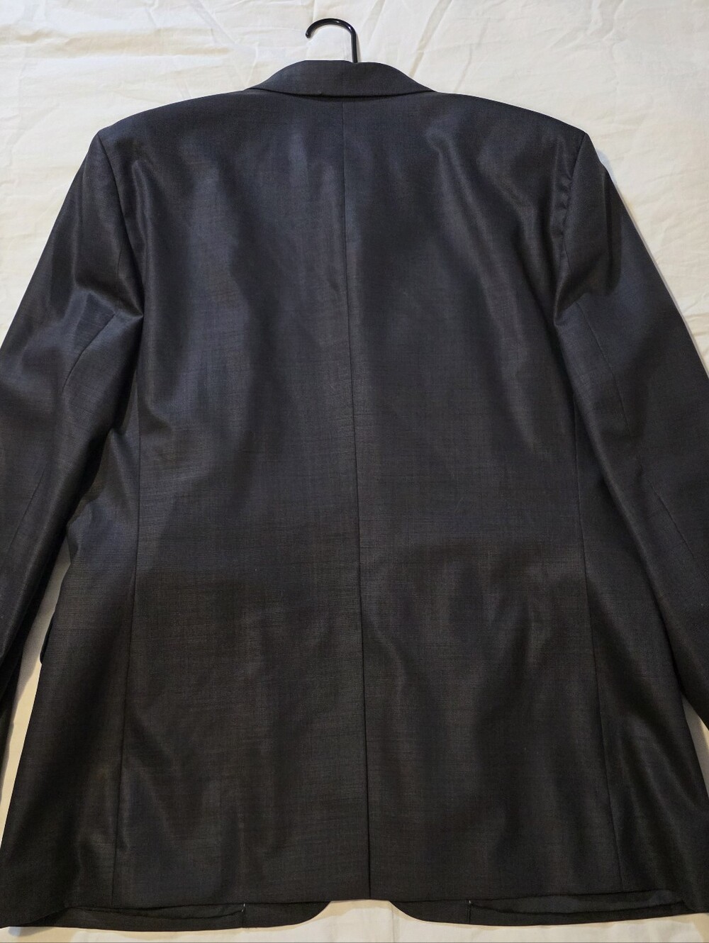 Express Men's Charcoal Gray Wool Size 44R Pants Are 34/34 - Picture 4 of 9